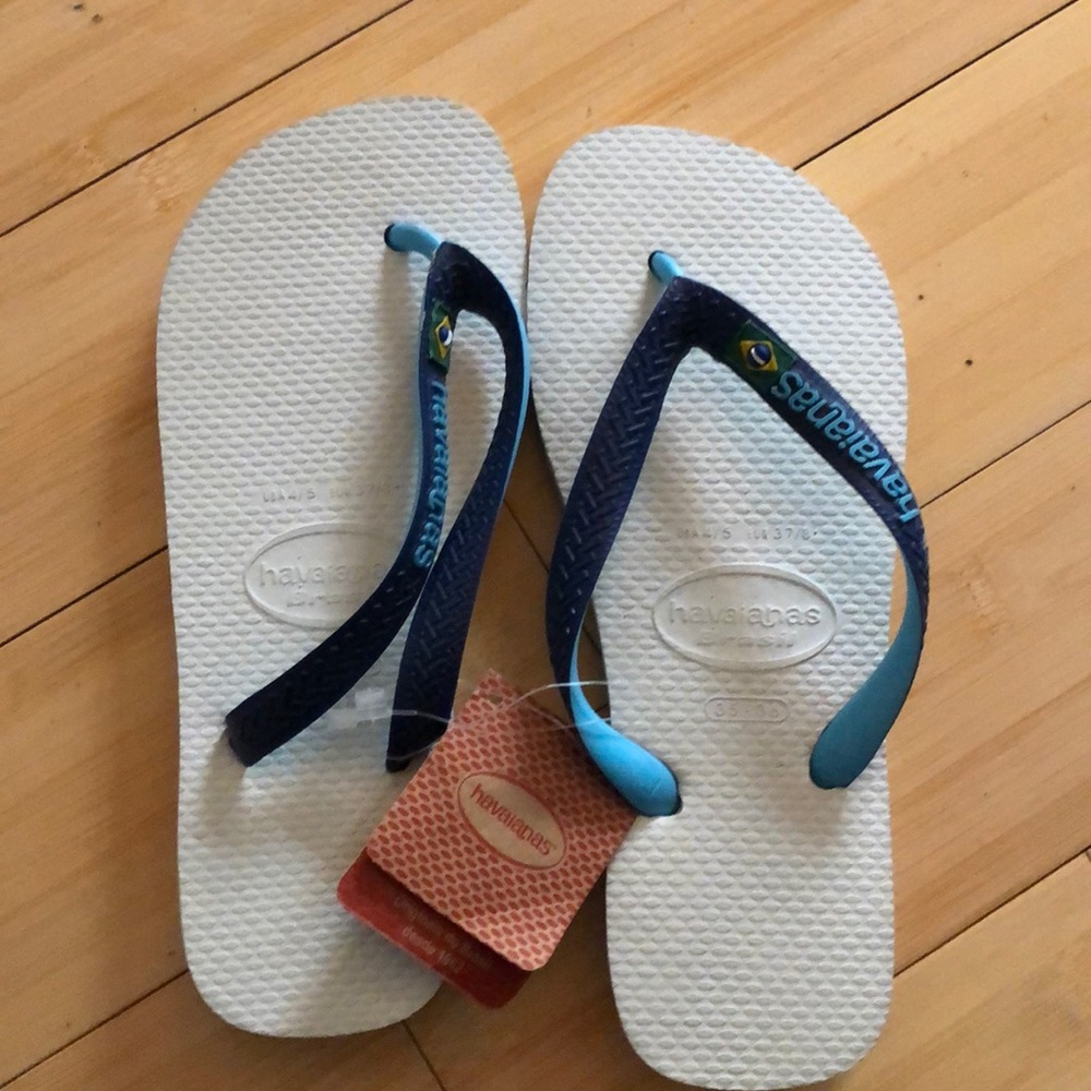 Havaianas Brasil mix - white and blue